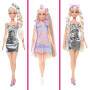 Mattel Barbie Fun & Fancy Puppe mit Accessoires, Modepuppe mit extra langem blondem Haar und 2 Looks