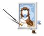 Ravensburger CreArt 20291 - Fröhlicher Otter - Malen nach Zahlen für Kinder ab 7 Jahre