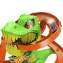 Mattel Hot Wheels City T-Rex-Feuerschlacht Spielset und Die-Cast-Spielzeugauto im Maßstab 1:64, gegn