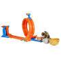 Mattel Hot Wheels Monster Trucks Loop & Flip Trophy Challenge-Spielset und Die-Cast-Bigfoot Spielzeu