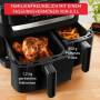 Tefal Heißluftfritteuse EY901N Dual Easy Fry Essential schwarz