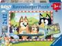 Ravensburger Kinderpuzzle - 12004111 Bluey - Puzzle für Kinder ab 3 Jahren, mit 2x12 Teilen