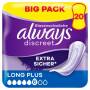 Multipack  3x Always Discreet Inkontinenzeinlagen Für Frauen Long Plus 20 Stück 