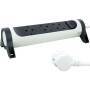 Legrand Steckdosenleiste drehbar 3xSD 3m Kabel ultrws./sw