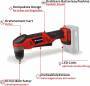 Einhell Akku-Winkelbohrmaschine TE-AD 18 Li-Solo Power X-Change (18 V, 45 Nm, 10 mm Schnellspannbohrfutter, LED-Licht, drehbare Batterieaufnahme, ohne Akku)