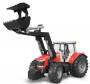 Bruder Massey Ferguson 7624 with frontloader Spielzeugfahrzeug