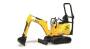 Bruder 62003 - Black,Yellow - Excavator model - Acrylonitrile butadiene styrene (ABS) - 3 yr(s) - 135 mm - 63 mm