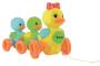 TOMY Toomies Quack Along Ducks - Blue,Green,Orange,Yellow - Plastic - 10 month(s) - Boy/Girl - 6 wheel(s) - Orange