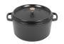 STAUB Cocotte Bräter nClassic Gusseisen 6,7 l Ø28cm schwarz