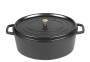 STAUB Cocotte Schmortopf oval nClassic Gusseisen 6,7 l 33cm schwarz